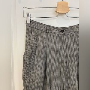 Vintage High Rise Flowy Trouser, Size 8